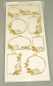 Preview: MD Sticker transparent Labels Rosen mit Loch gold