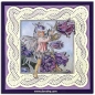 Preview: MD Sticker transparent Flower Fairies Canterburry silber