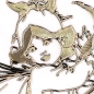 Preview: MD Sticker transparent Flower Fairies Canterburry silber
