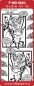 Preview: MD Sticker transparent Flower Fairies Cornflower silber