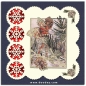 Preview: MD Sticker transparent Flower Fairies Pine Tree gold