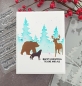 Preview: Picket Fence Studios Winter Forest Scenery 4 x 10 Inch Stencil