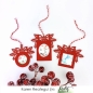 Preview: Picket Fence Studios Die / Schneideschablone 6 x 6 Inch Chandelier Holiday Gift Tags