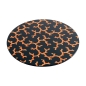 Preview: Caspari The Coral Sea Round Lacquer Placemat in Black