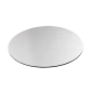 Preview: Caspari Tischset rund Silver Luster