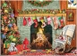 Preview: Eurographics Puzzle mit 500 Teilen Christmas by the Fireplace von Paul Normand