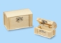 Preview: Hobbyfun Schatztruhe 9,5 x 6 x 5,5 cm