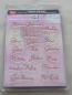 Preview: VIVA Decor Transparente Silikon-Stempel "Text I"