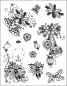 Preview: VIVA Decor Transparente 3D Silikon-Stempel "Weihnachtsmotive Klassisch 3D"