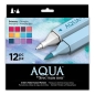 Preview: Spectrum Noir Spectrum Aqua Markers Primary 12 Stück