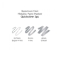 Preview: Spectrum Noir Metallic Paint Markers Quicksilver