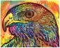 Preview: Stamplistic Ablösbarer Stempel Cushion Rubber Cling Stamp Hawk Eye