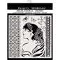 Preview: Stamperia Thick Stencil 18 x 18 Lady