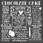 Preview: Stamperia Thick Stencil 18 x 18 Chocolate Cake