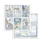 Preview: Stamperia 8 x 8 inch Paper Pack / Papiere Winter Tales