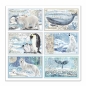 Preview: Stamperia Doppelseitiges Papier Antarctic Cards