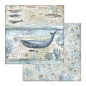 Preview: Stamperia Doppelseitiges Papier Antarctic Whale