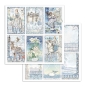 Preview: Stamperia Doppelseitiges Papier Winter Tales Cards