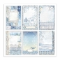 Preview: Stamperia Doppelseitiges Papier Winter Tales Cards