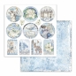 Preview: Stamperia Doppelseitiges Papier Winter Tales Frames