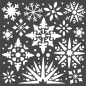 Preview: Stamperia Thick Stencil 18 x 18 cm Snowflakes