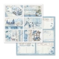Preview: Stamperia 12 x 12 inch Paper Pack / Papiere Blue Land
