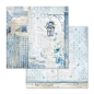 Preview: Stamperia 12 x 12 inch Paper Pack / Papiere Blue Land