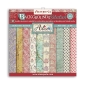Preview: Stamperia 8 x 8 inch Small Paper Pad / 10 Papiere Alice Backgrounds Selection
