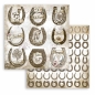 Preview: Stamperia 8 x 8 inch Small Paper Pad / 10 Papiere Romantic Horses