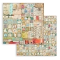 Preview: Stamperia Extra Small Paper Pad / 10 Papiere Christmas Patchwork