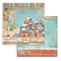 Preview: Stamperia Extra Small Paper Pad / 10 Papiere Christmas Patchwork