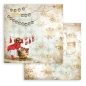 Preview: Stamperia 12 x 12 inch Paper Pack / Papiere Romantic Christmas