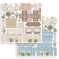 Preview: 3D Paper Kit Romantic Garden House