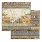 Preview: Stamperia Extra Small Pad 6 x 6 Inch mit 10 doppelseitig bedruckten Papieren Savana