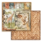 Preview: Stamperia Extra Small Pad 6 x 6 Inch mit 10 doppelseitig bedruckten Papieren Savana