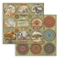 Preview: Stamperia Extra Small Pad 6 x 6 Inch mit 10 doppelseitig bedruckten Papieren Savana