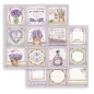 Preview: Stamperia 8 x 8 inch Small Paper Pad / 10 Papiere Provence