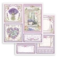 Preview: Stamperia 8 x 8 inch Small Paper Pad / 10 Papiere Provence