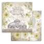Preview: Stamperia 8 x 8 inch Small Paper Pad / 10 Papiere Romantic Garden House