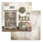 Preview: Stamperia 8 x 8 inch Small Paper Pad / 10 Papiere Romantic Garden House