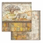 Preview: Stamperia 8 x 8 inch Small Paper Pad / 10 Papiere Savana