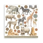 Preview: Stamperia 8 x 8 inch Small Paper Pad / 10 Papiere Savana
