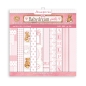Preview: Stamperia 8 x 8 inch Small Paper Pad / 10 Papiere Background Selection Baby Dream Pink