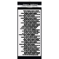 Preview: Stamperia Thick Stencil Schablone 12 x 25 cm Lady Vagabond Lifestyle Brick Wall