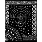 Preview: Stamperia Thick Stencil Schablone 20 x 25 cm Alchemy Planet Chart