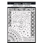 Preview: Stamperia Thick Stencil Schablone 20 x 25 cm Alchemy Planet Chart