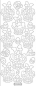 Preview: Le Suh Transparent Glitzer / Flitter Osterkorb mit Eiern Gold