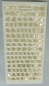 Preview: MD Sticker transparent gold alphabet abc disco (small)