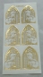 Preview: MD Sticker transparent gold Kommunion Junge