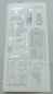 Preview: MD Sticker transparent  Victorian Houses silber